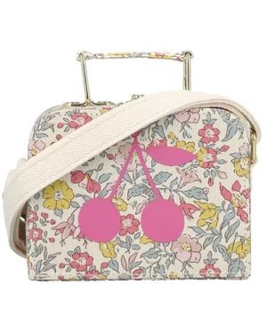 Bonpoint Aimane Floral-Print Cotton Shoulder Bag - Pink