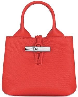 Longchamp Le Roseau Xs Handbag - Red