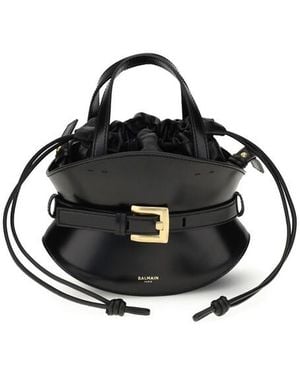 Balmain Shuffle Mini Handbag - Black