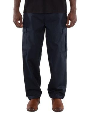 Burberry Dark Charcoal Wool Blend Capleton Work Pants, Brand Size 52 (Waist - Black