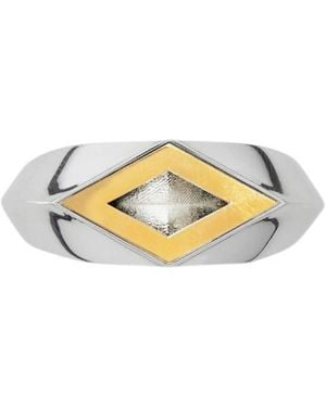 Burberry And-Plated Hollow Ring - Metallic