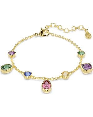 Swarovski Imber Mixed Cuts, Multicolored, 18K Finish Bracelet - Metallic