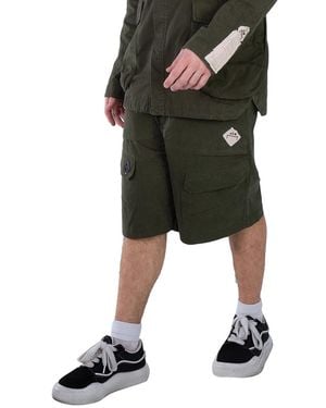 A_COLD_WALL* Ando Cotton Cargo Shorts - Green