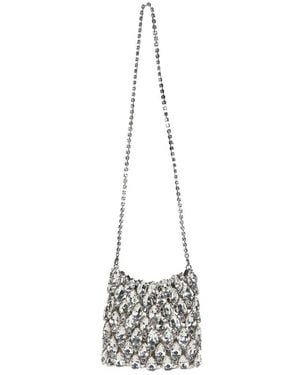 Self-Portrait Self-Portrait Crystal Embellished Clutch - White
