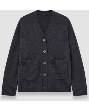 JOSEPH Luxe Cashmere Cardigan - Blue