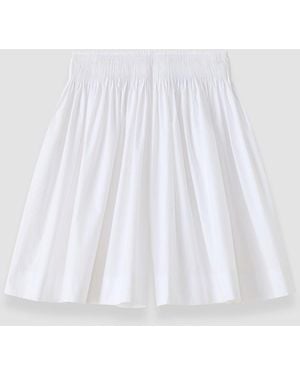 JOSEPH Aissa Cotton Poplin Shorts - White