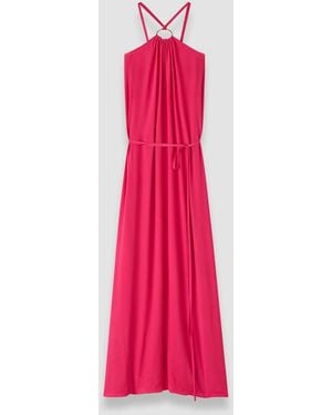 JOSEPH Zuzi Silk Blend Crepe Dress - Pink