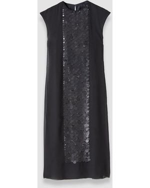 JOSEPH Boulle Two-Piece Chiffon Sequin Dress - Blue