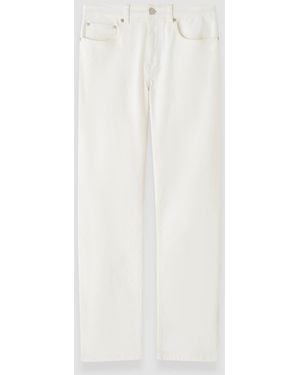 JOSEPH Regent Denim Trousers - White