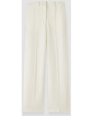 JOSEPH Pantalon Jnane En Mélange De Lin - Blanc
