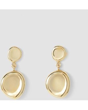 JOSEPH Bean Drop Earrings - Metallic