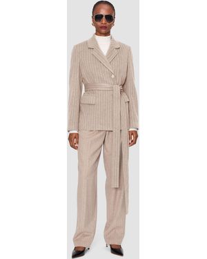 JOSEPH Eulie Wool Cashmere Jacket - Natural