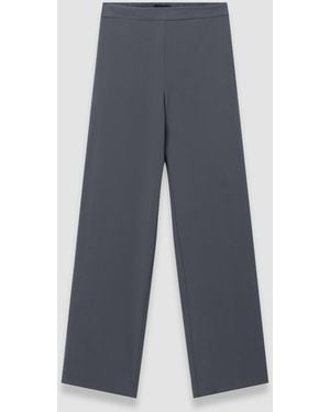 JOSEPH Sahel Crepe De Chine Silk Trousers - Blue