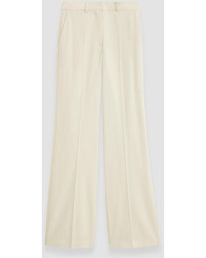 JOSEPH Tailoring Wool Stretch Morissey Trousers - White