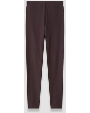 JOSEPH Gabardine Stretch Leggings - Purple