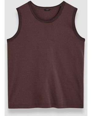 JOSEPH Comfort Cotton Tank Top - Purple