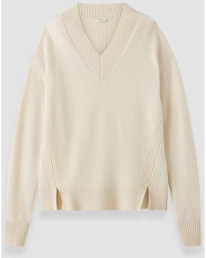 JOSEPH Pull Zinnia En Cachemire Cloud - Blanc