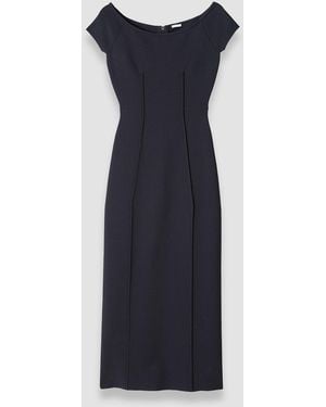 JOSEPH Foin Compact Milano Knit Dress - Blue