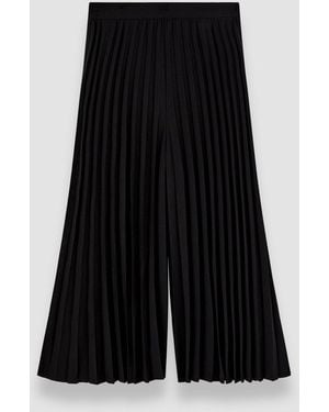JOSEPH Anvers Airy Plissé Trousers - Black