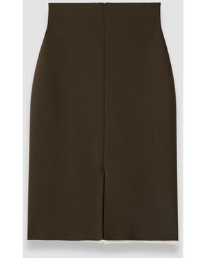 JOSEPH Safir Compact Milano Knit Skirt - Green