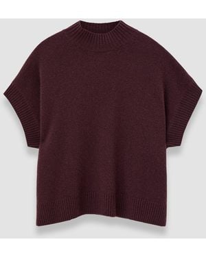 JOSEPH Luxe Cashmere Top - Purple