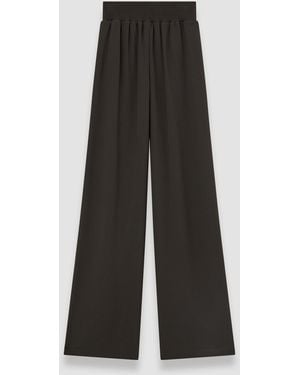 JOSEPH Nour Satin Twill Trousers - Brown