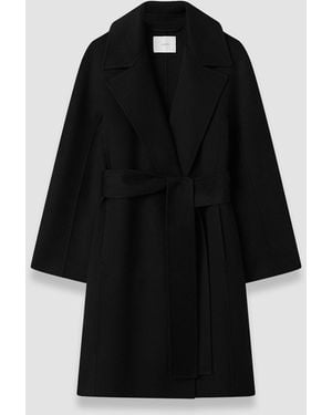 JOSEPH Costana Double Face Cashmere Coat - Black