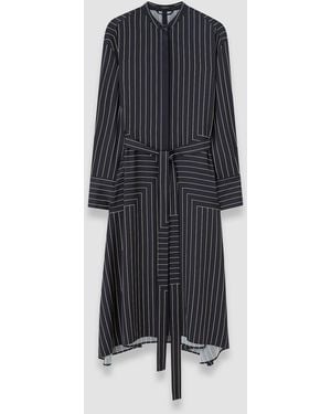 JOSEPH Orlana Geometric Print Silk Dress - Blue
