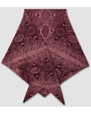 JOSEPH Gelato Cashair Snake Scarf - Purple