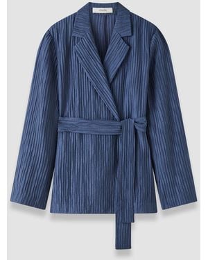 JOSEPH Nymph Fluid Crinkle Jacket - Blue