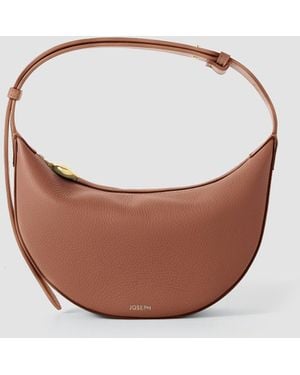 JOSEPH Bean Leather Bag - Brown