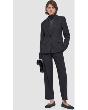 JOSEPH Marty Light Wool Tailoring Jacket - Blue