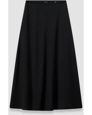 JOSEPH Wool Jersey Maxi Skirt - Blue