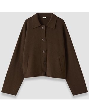 JOSEPH Aemilia Double Side Cashmere Jacket - Brown