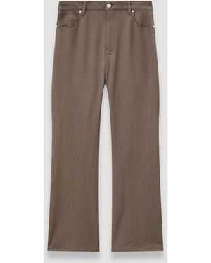 JOSEPH Duke Gabardine Stretch Trousers - Brown
