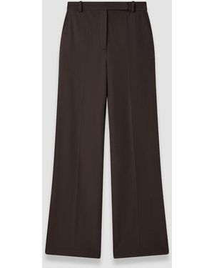 JOSEPH Yukio Gabardine Stretch Trousers - Brown