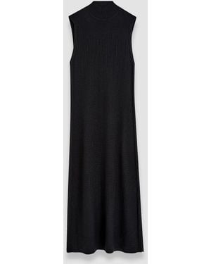 JOSEPH Gradient Stitch High Neck Dress - Black