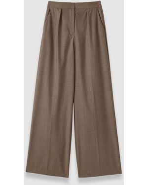 JOSEPH Alanel Light Wool Tailoring Trousers - Natural