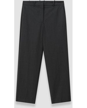 JOSEPH Trina Light Wool Tailoring Trousers - Grey