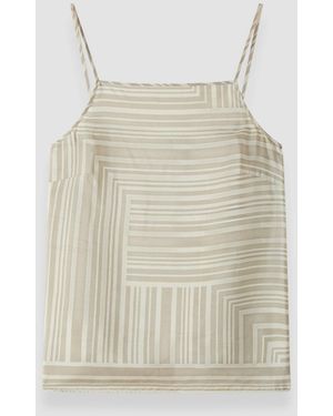 JOSEPH Stace Printed Silk Camisole - Natural
