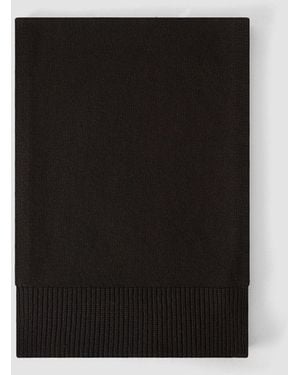 JOSEPH Pasilla Light Pure Cashmere Scarf - Black