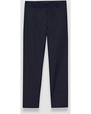JOSEPH New Eliston Gabardine Stretch Trousers - Blue