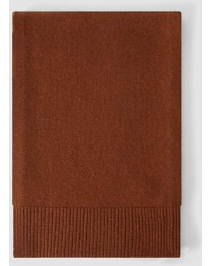 JOSEPH Pasilla Light Pure Cashmere Scarf - Brown