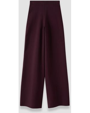 JOSEPH Benita Compact Milano Trousers - Purple