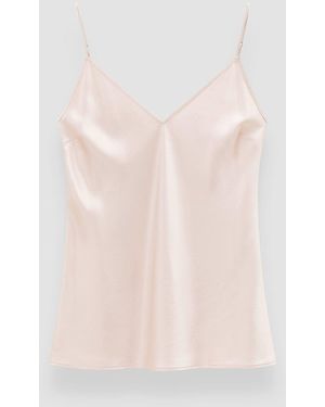 JOSEPH Clea Silk Satin Camisole - Pink
