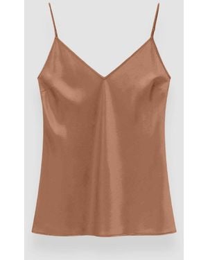 JOSEPH Clea Silk Satin Camisole - White