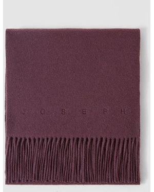 JOSEPH Cecile Wool Scarf - Purple