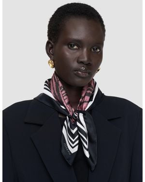 JOSEPH Foulard Nadia En Soie - Noir