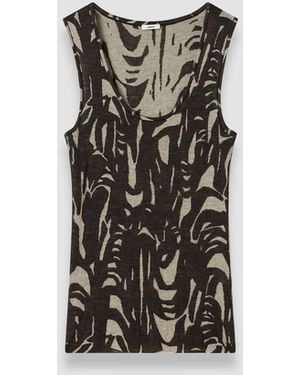 JOSEPH Silla Cashair Jacquard Vest - Multicolour