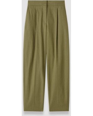 JOSEPH Pantalon Paver En Coton Léger - Blanc